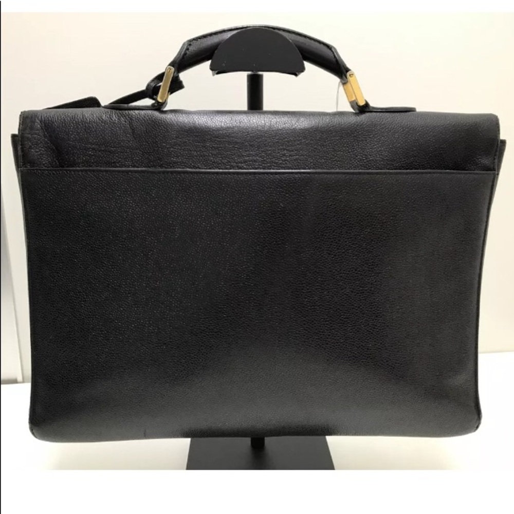 Chanel caviar leather attaché briefcase w/Keys - Picture 2 of 12